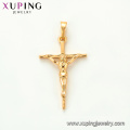 33344 Xuping custom jewelry wholesalers in China fashion gold cross pendant with price